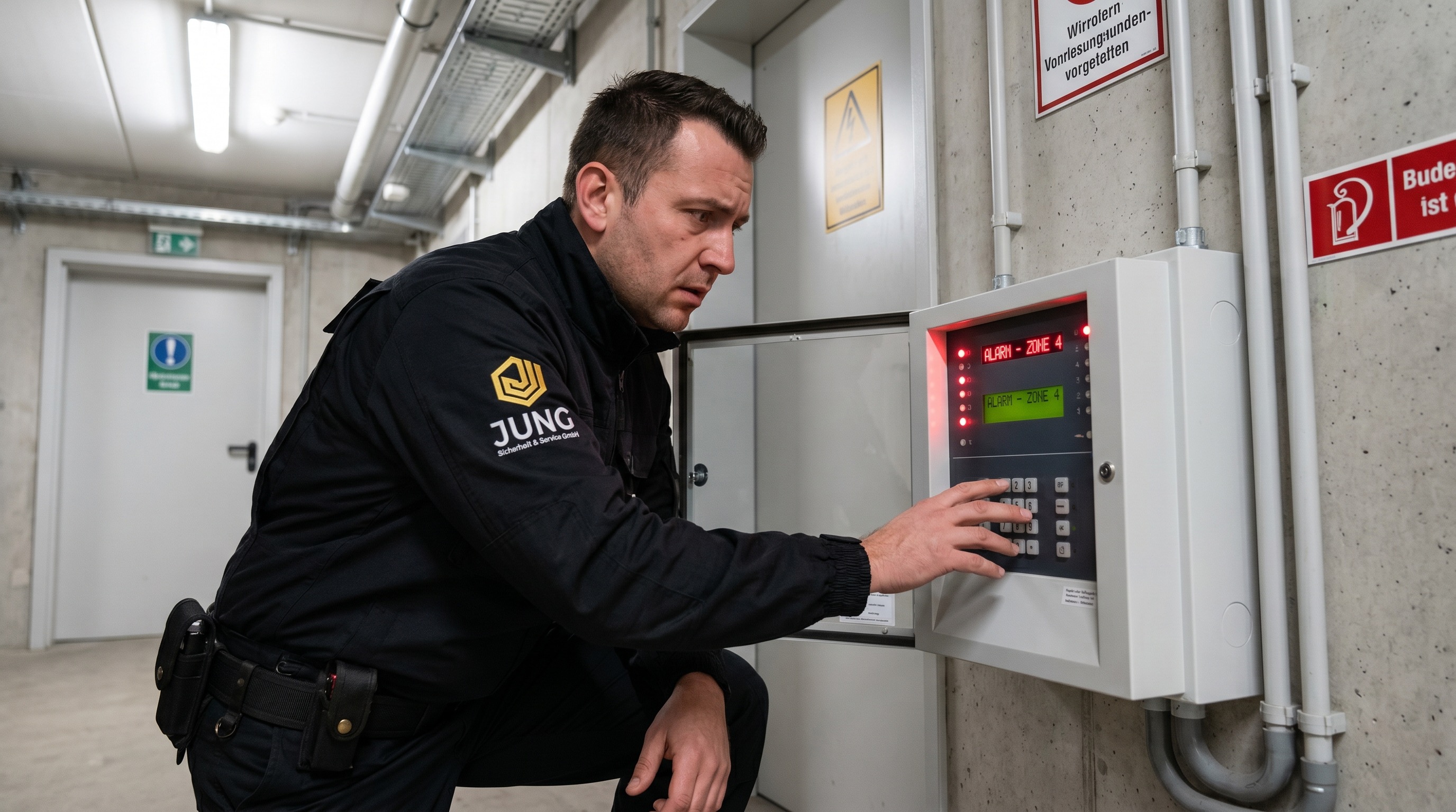 Alarmanlage und Sicherheitstechnik im Einsatz